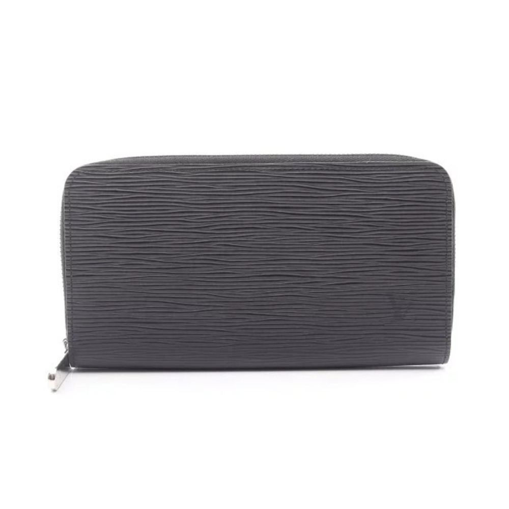 Louis Vuitton Zippy Wallet Epi Round Long Leather Noir Black